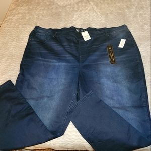 Women's plus size Diane Gilman DG2 Jeans dark wash sz 5XT